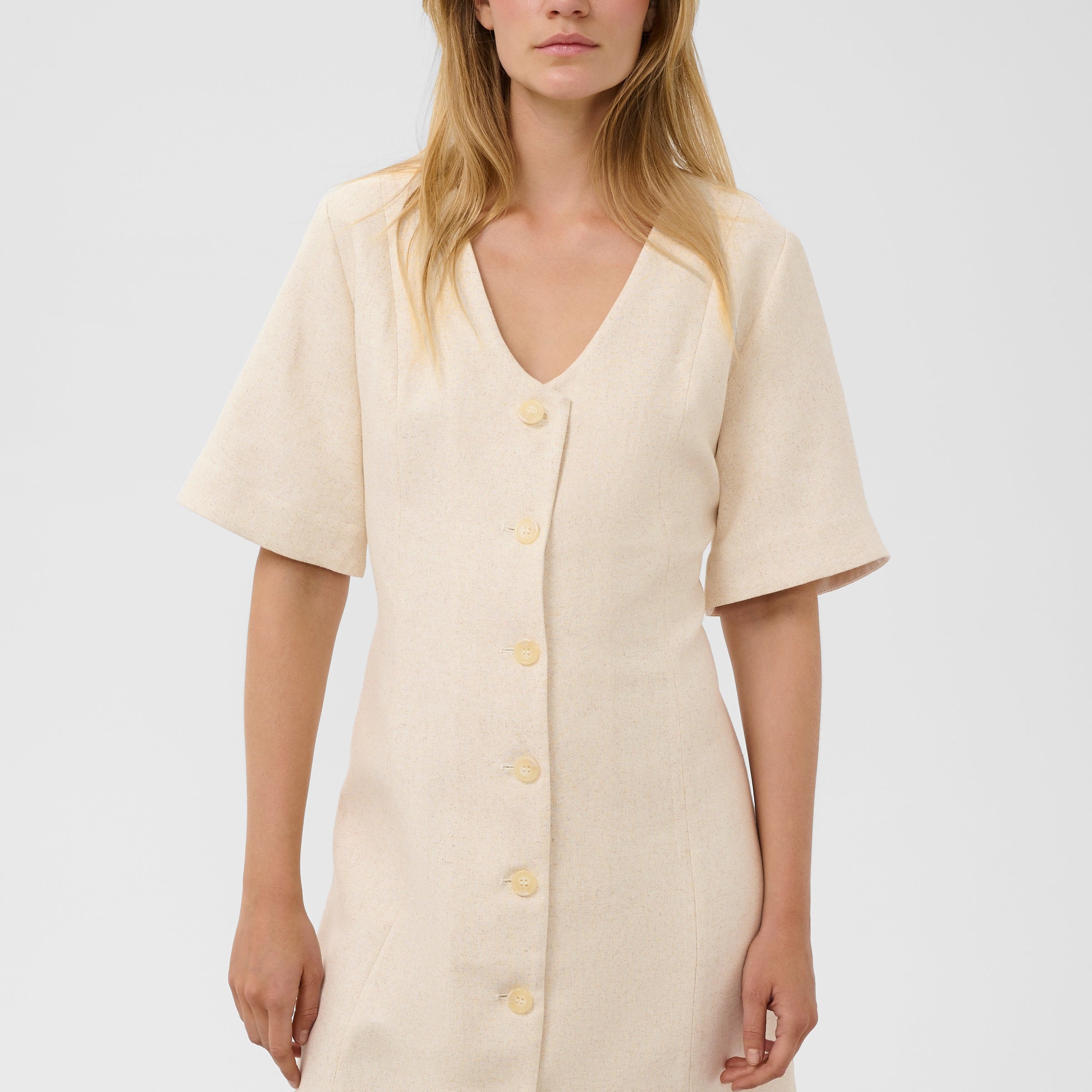 SOAKED SAMBESI DRESS - OATMEAL