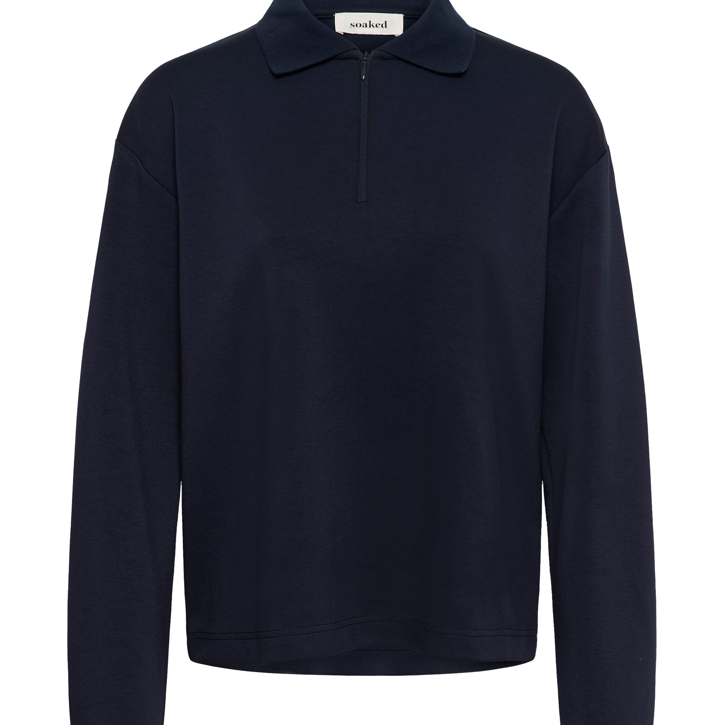 SOAKED MARIGOLD POLO SWEATSHIRT - NIGHT SKY