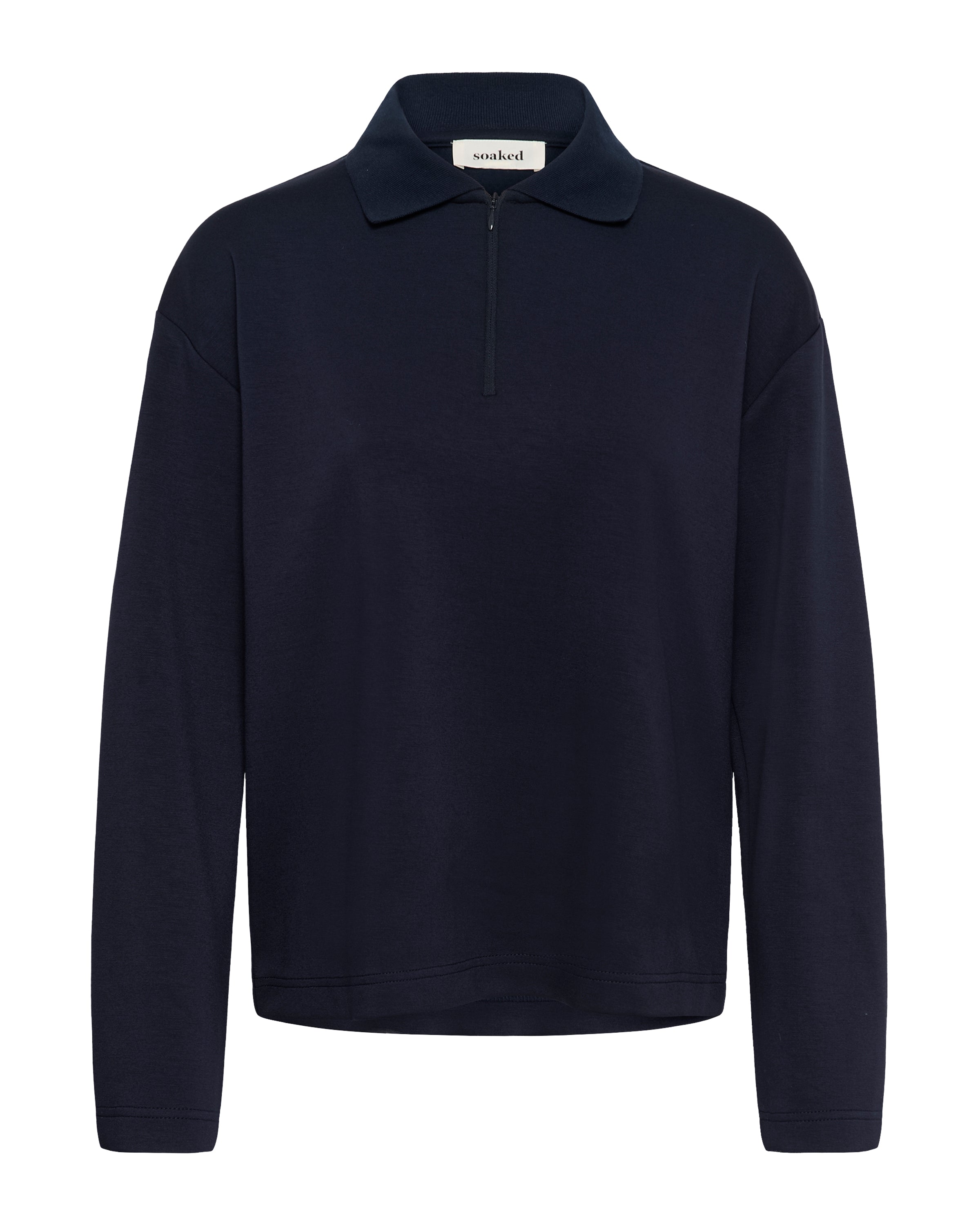 SOAKED MARIGOLD POLO SWEATSHIRT - NIGHT SKY