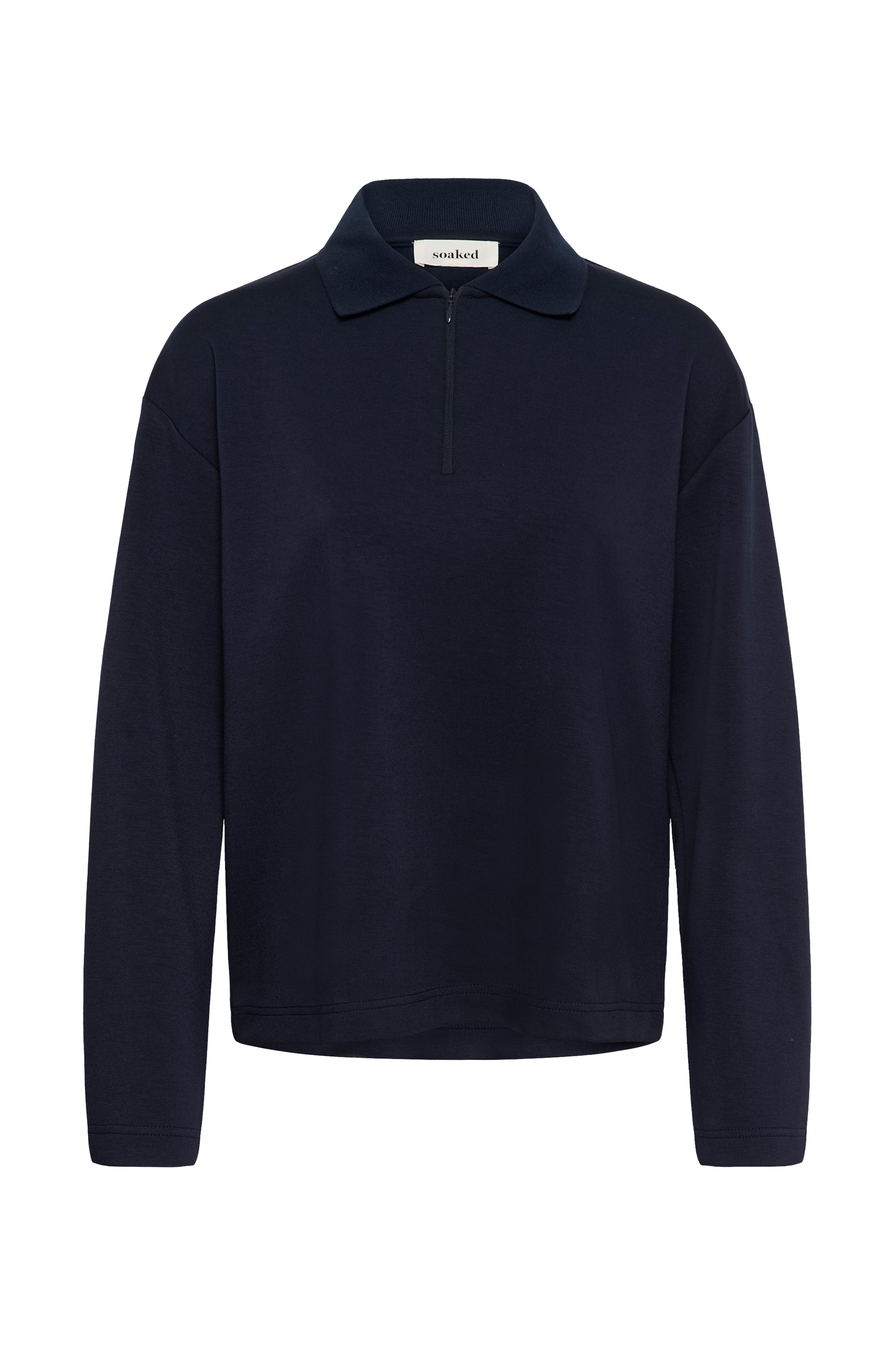 SOAKED MARIGOLD POLO SWEATSHIRT - NIGHT SKY