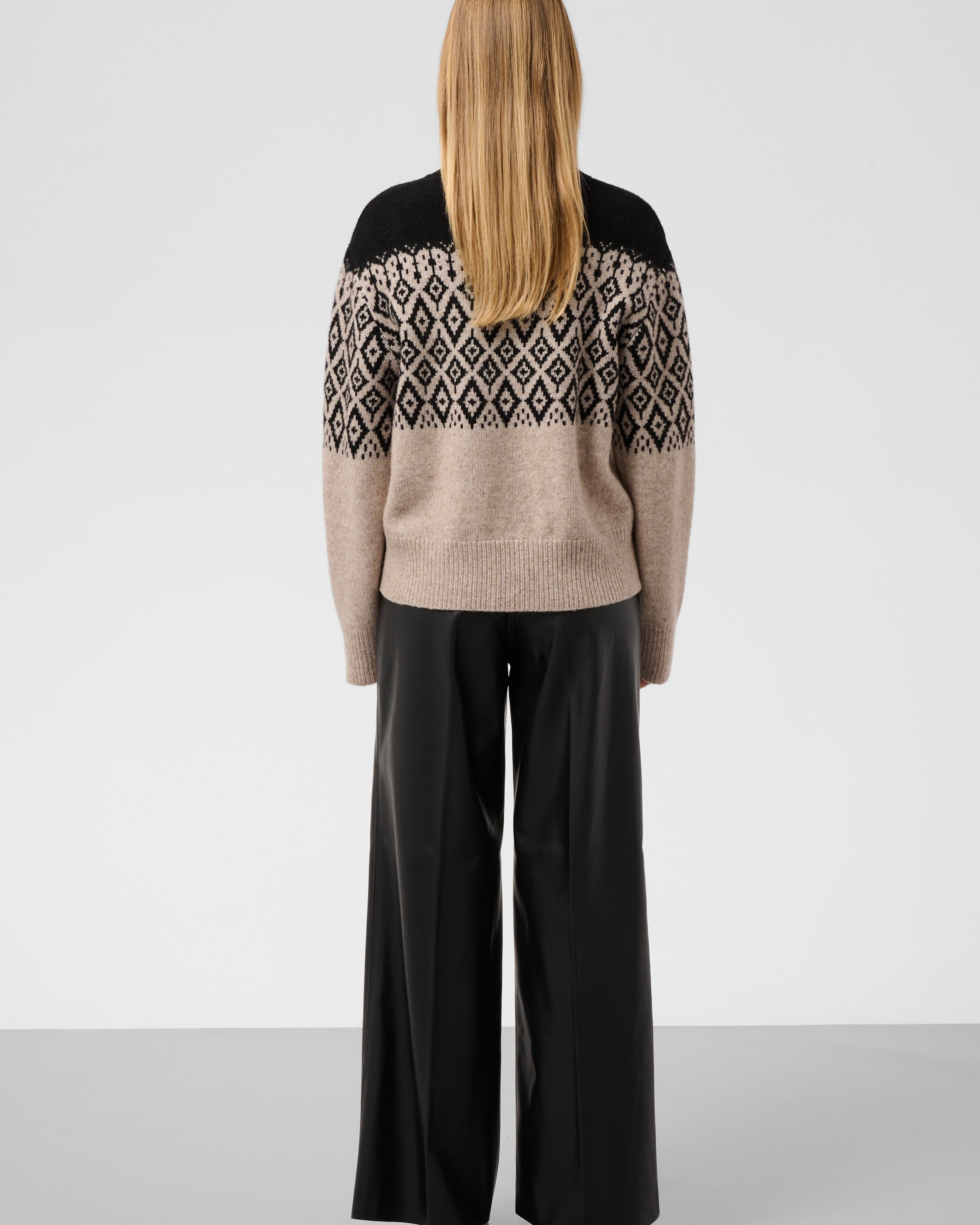 SOAKED KAYLEE WIDE LEG PANTS - BLACK