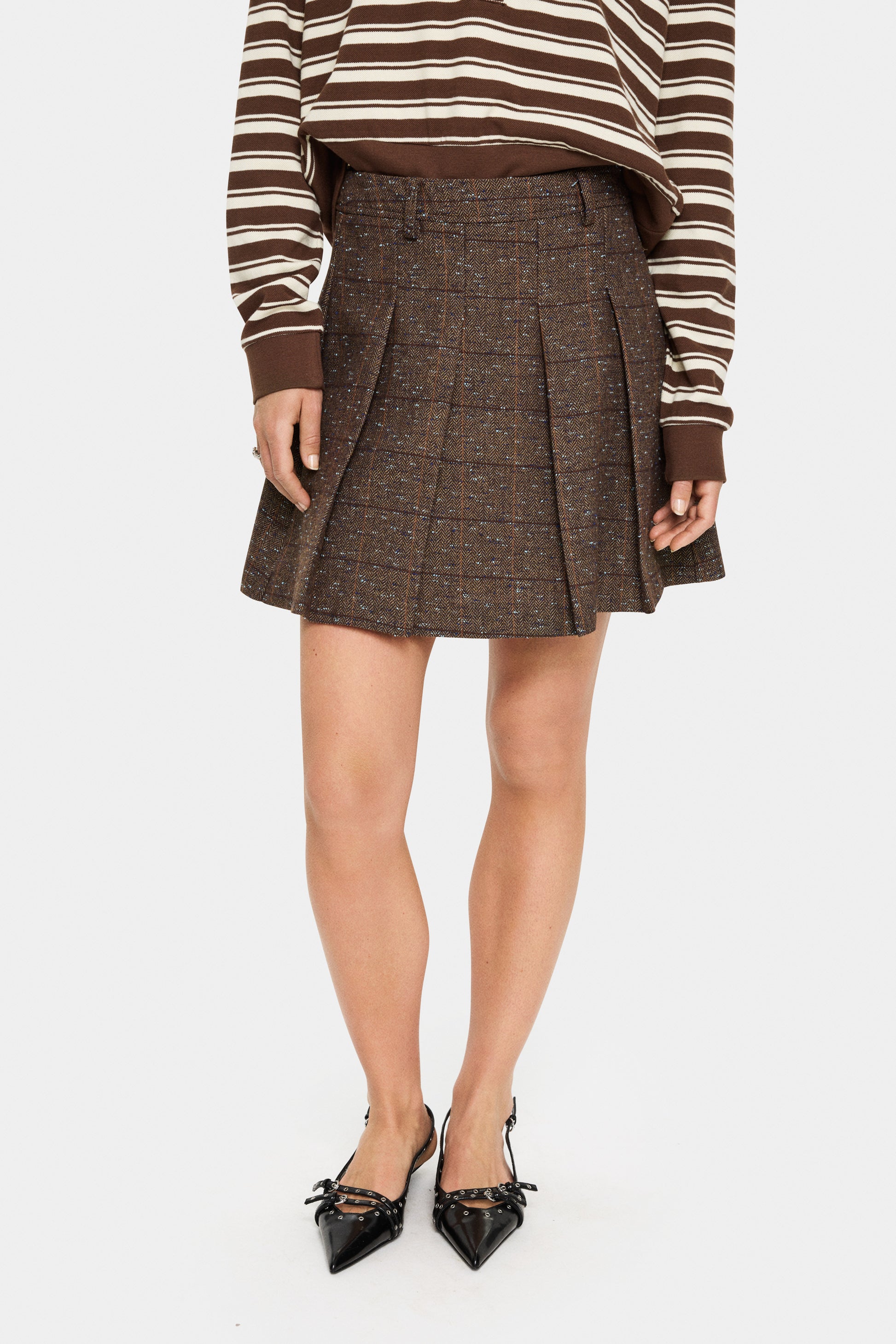 SAINT TROPEZ MARISOL SKIRT - FUDGE