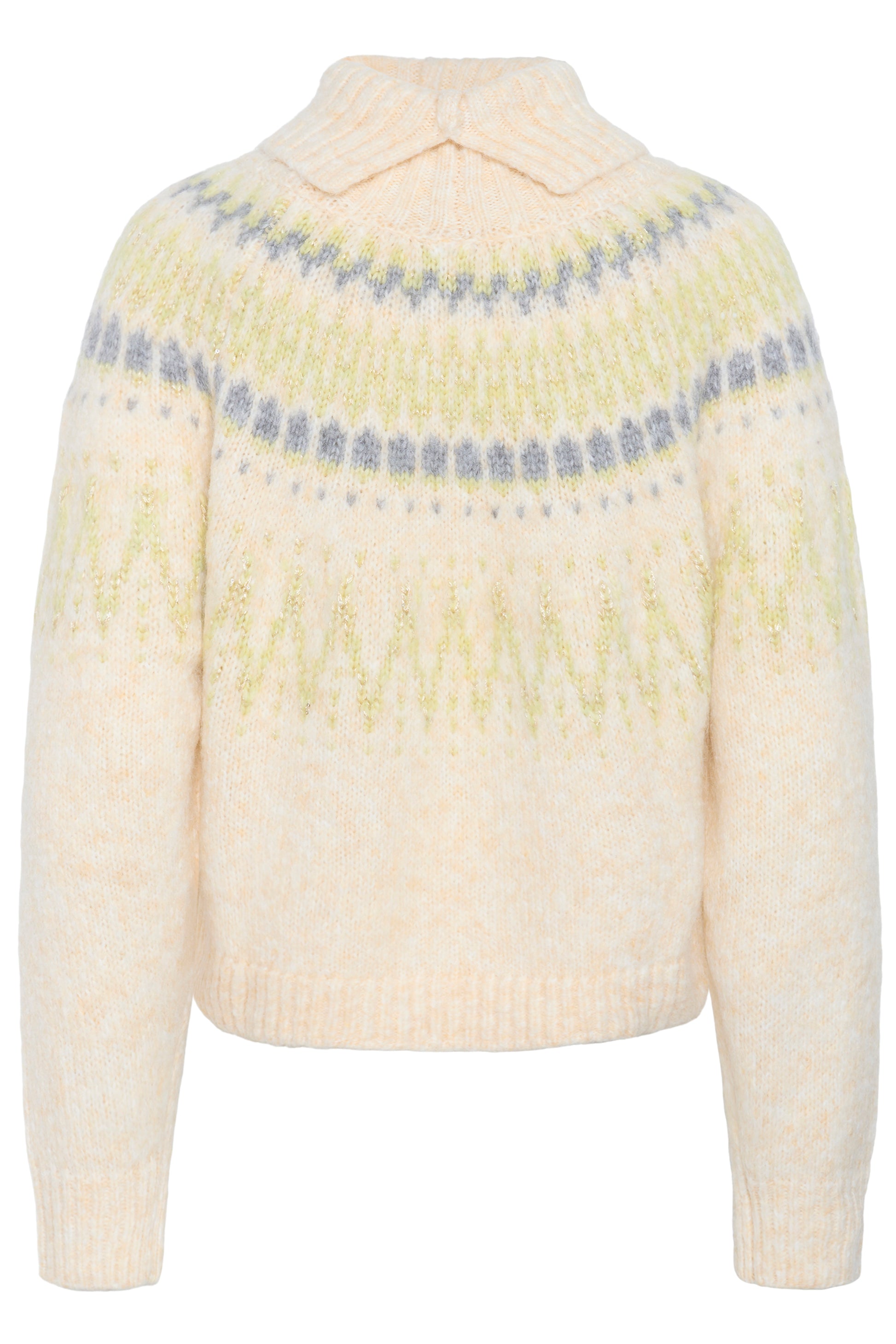 SAINT TROPEZ MEGNA ROLLNECK PULLOVER - ICE MELANGE