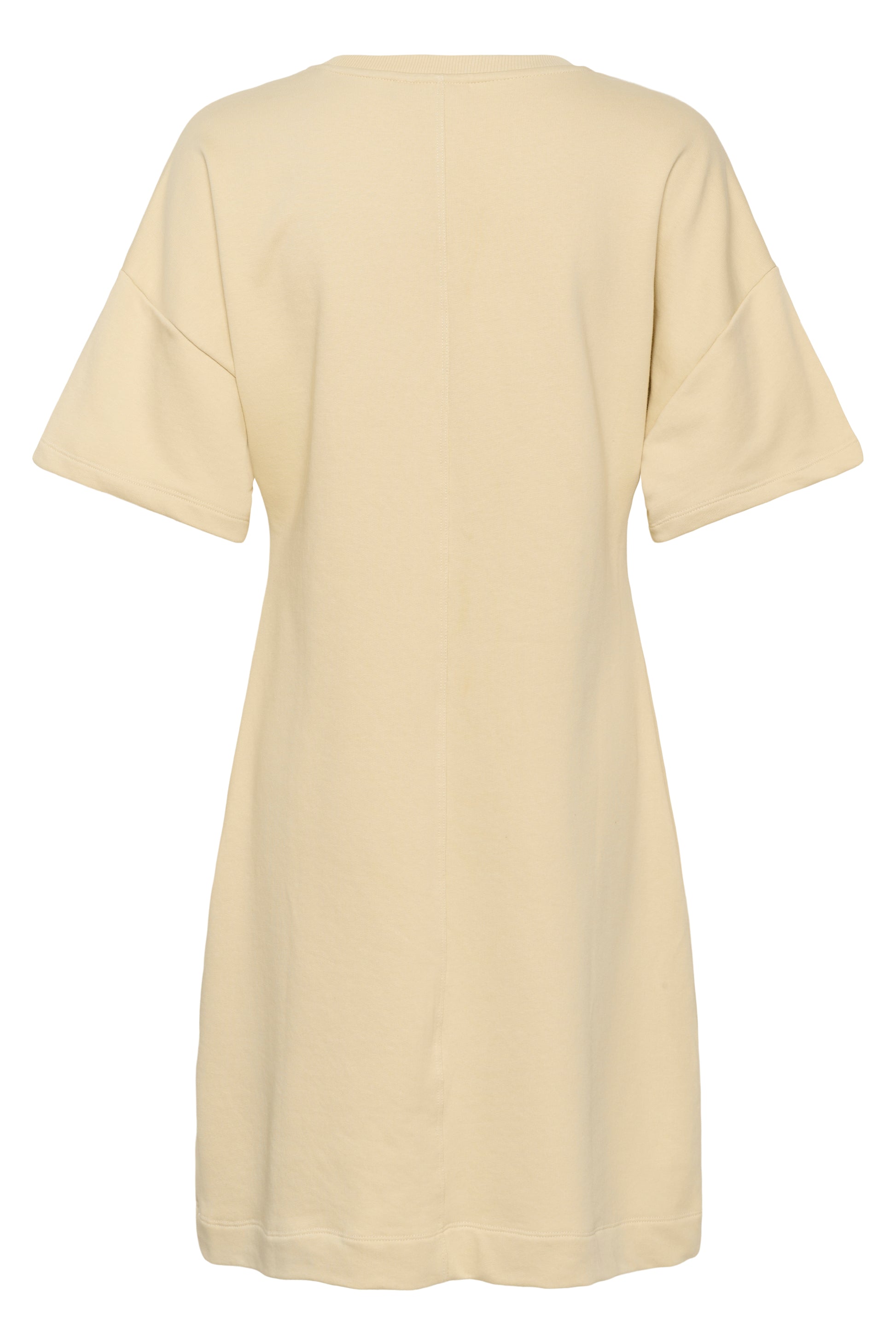 SAINT TROPEZ PAULETTE SWEAT DRESS - BROWN RICE