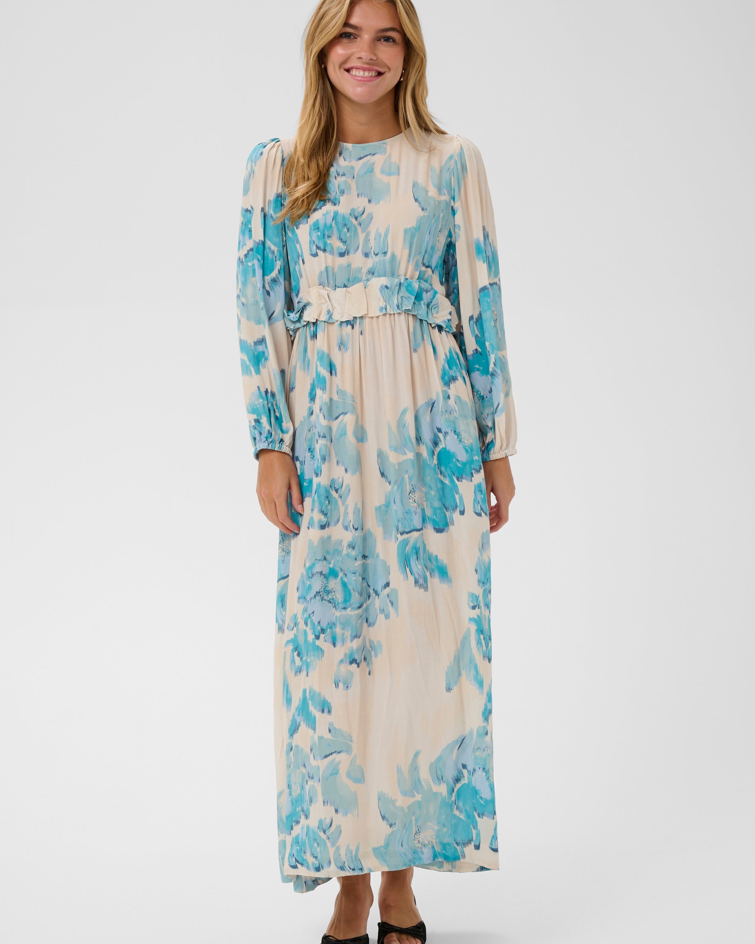SAINT TROPEZ POLLYANA PRINTED DRESS - ALLURE