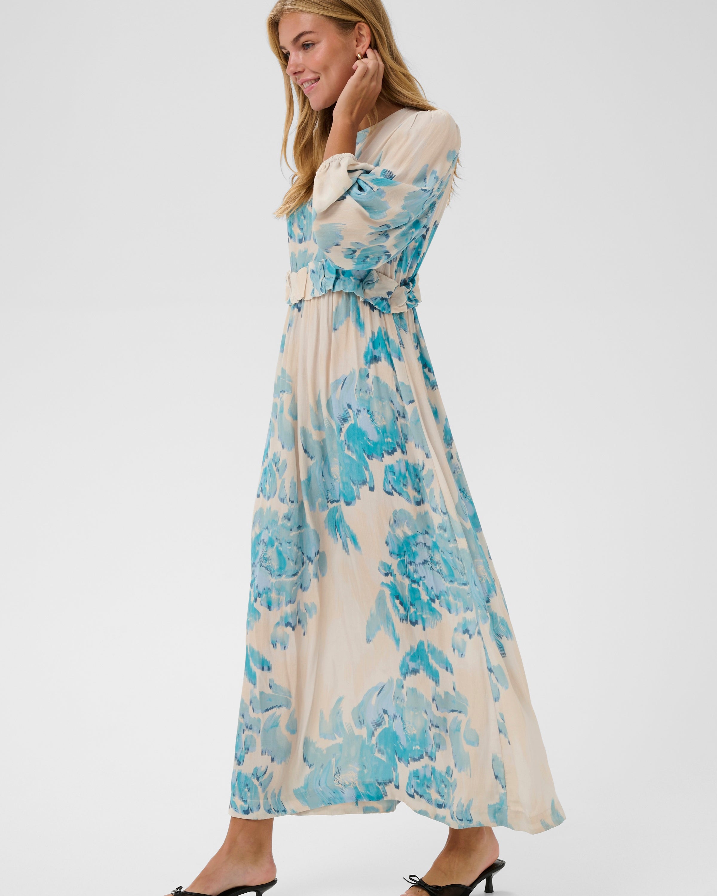 SAINT TROPEZ POLLYANA PRINTED DRESS - ALLURE