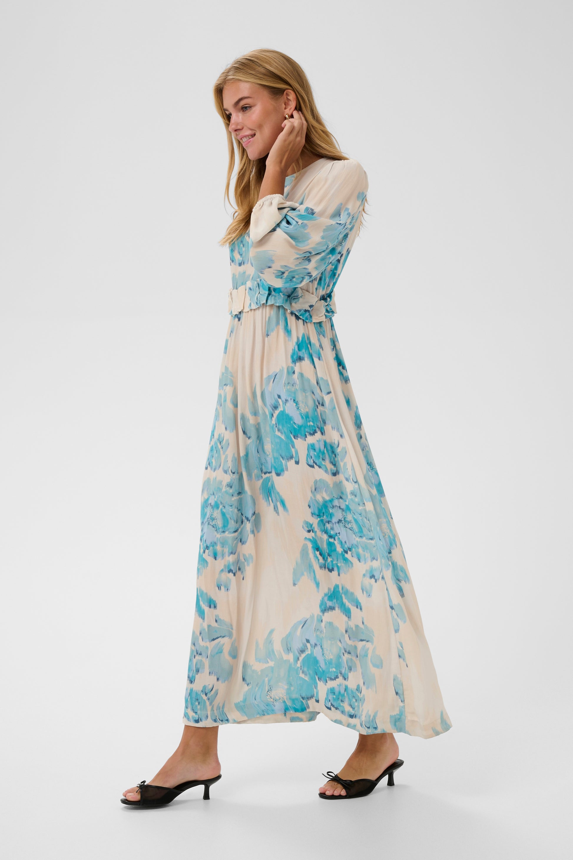 SAINT TROPEZ POLLYANA PRINTED DRESS - ALLURE