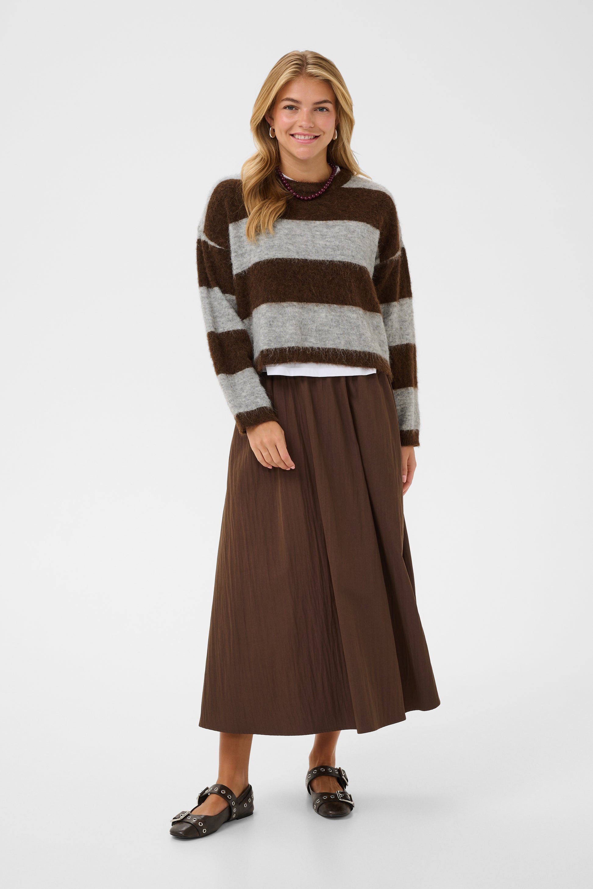 SAINT TROPEZ TAYZIE PULLOVER - CHOCOLATE GREY
