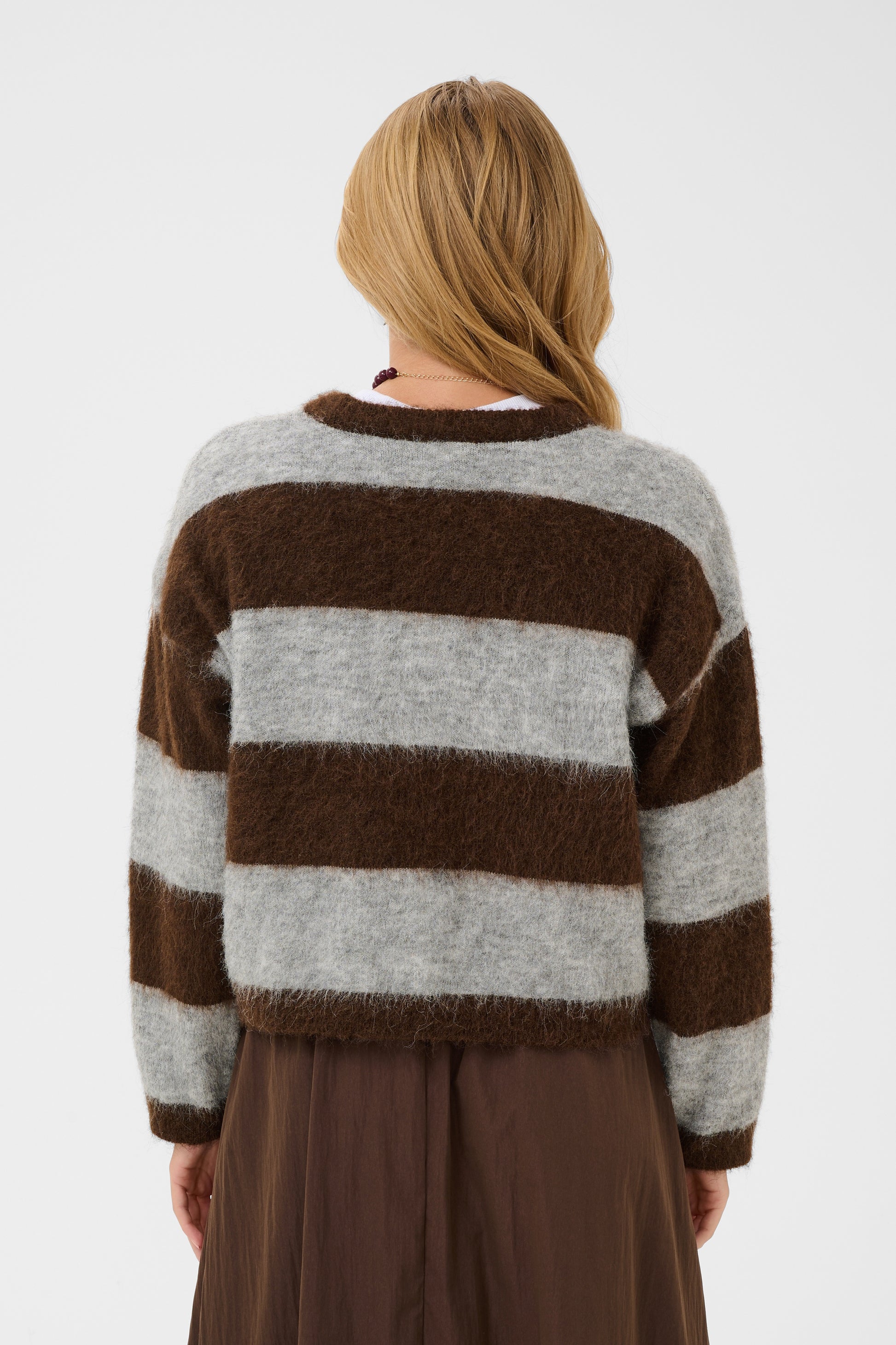 SAINT TROPEZ TAYZIE PULLOVER - CHOCOLATE GREY
