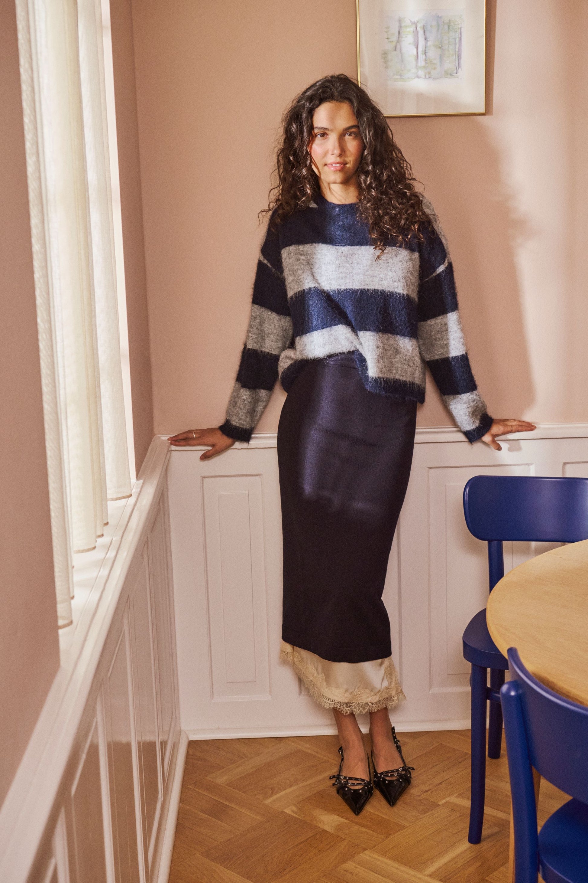 SAINT TROPEZ TAYZIE PULLOVER - PEACOAT