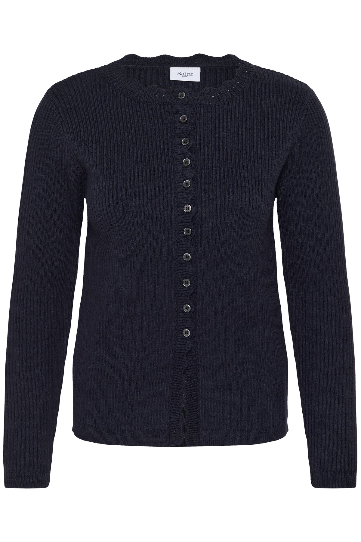 SAINT TROPEZ TRISTEN LS CARDIGAN - NIGHT SKY