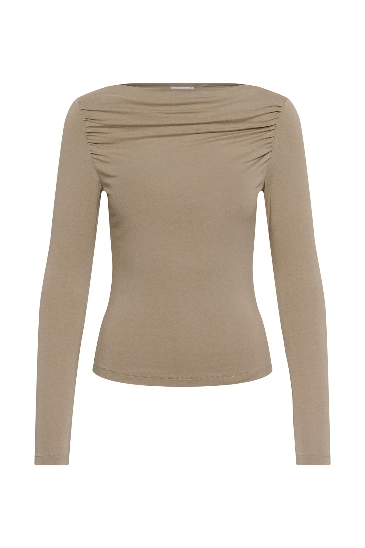 SAINT TROPEZ VIGGA LS TOP - WEATHERED TEAK
