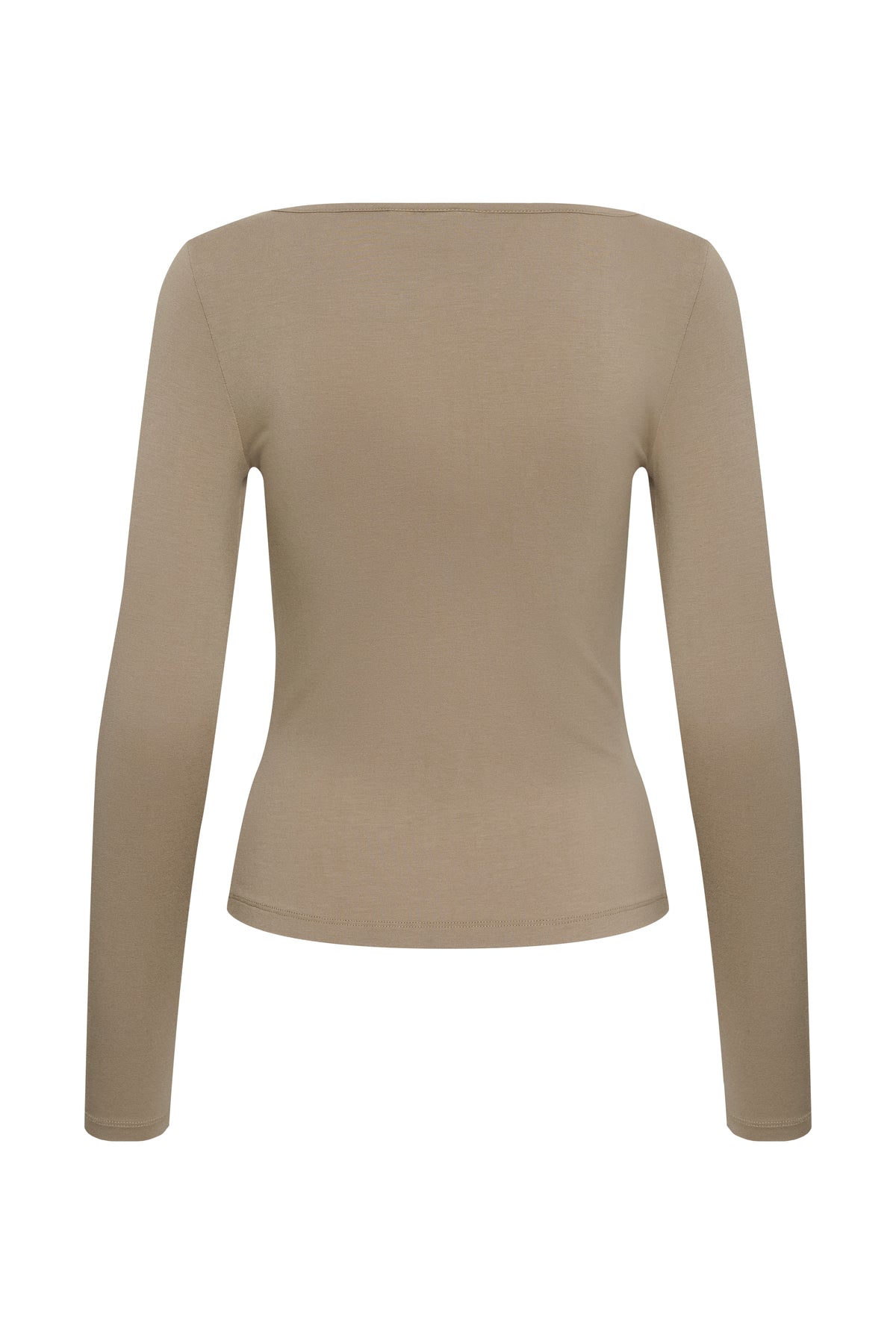 SAINT TROPEZ VIGGA LS TOP - WEATHERED TEAK