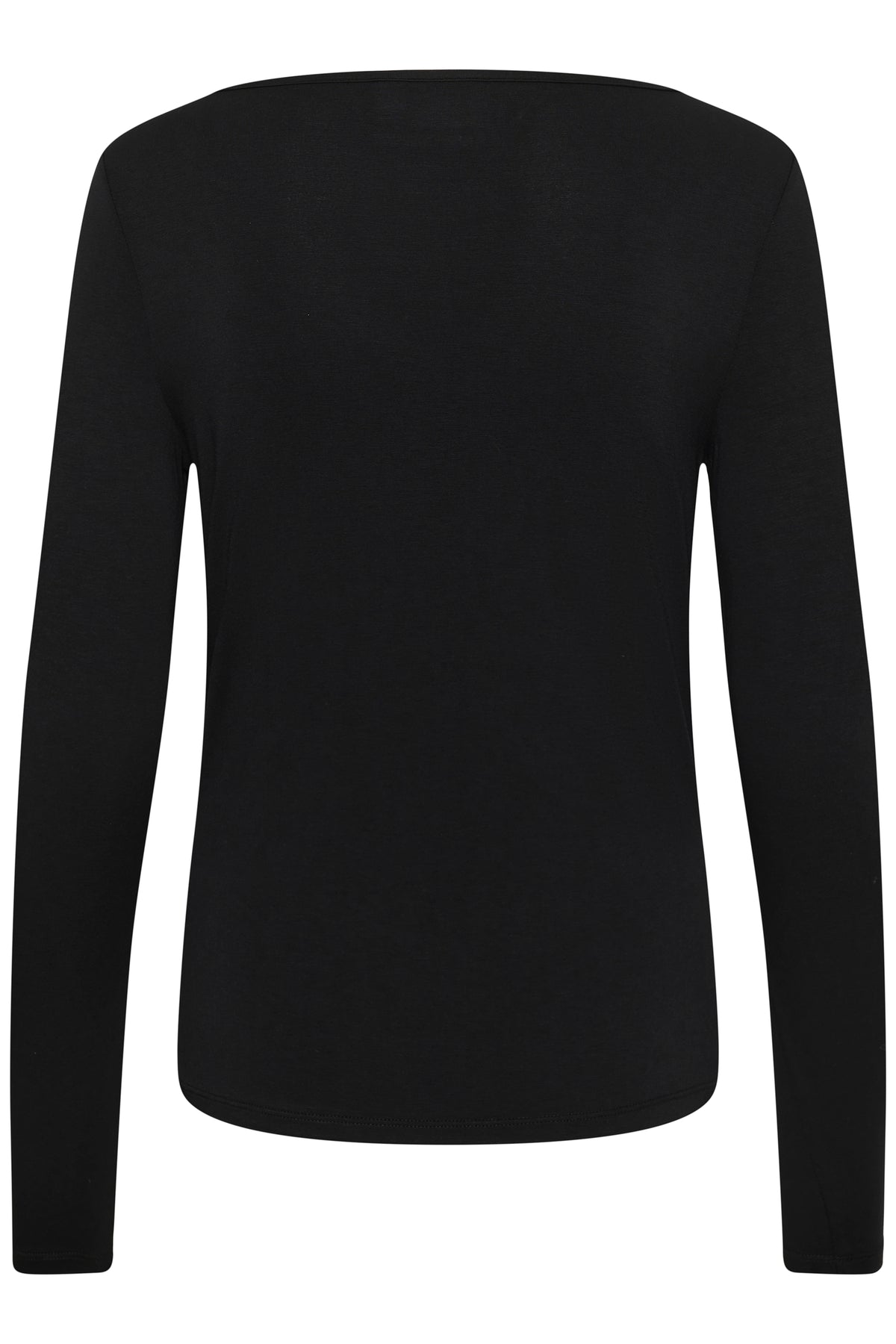 SAINT TROPEZ VIGGA LS TOP - BLACK