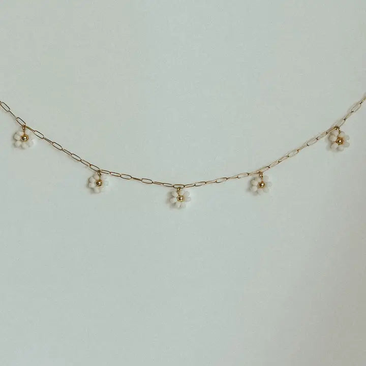 OAK + EVE BLOOM DAISY NECKLACE - GOLD