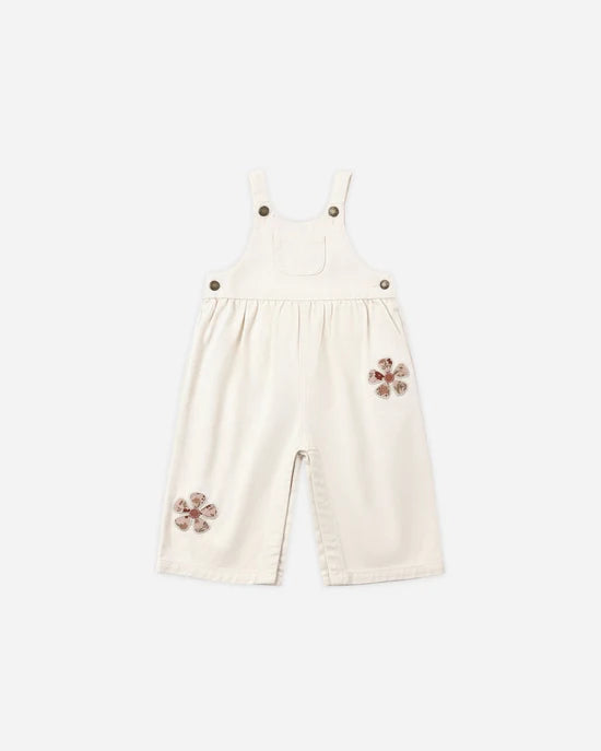 RYLEE + CRU WIDE LEG OVERALL - DAISY PATCHES