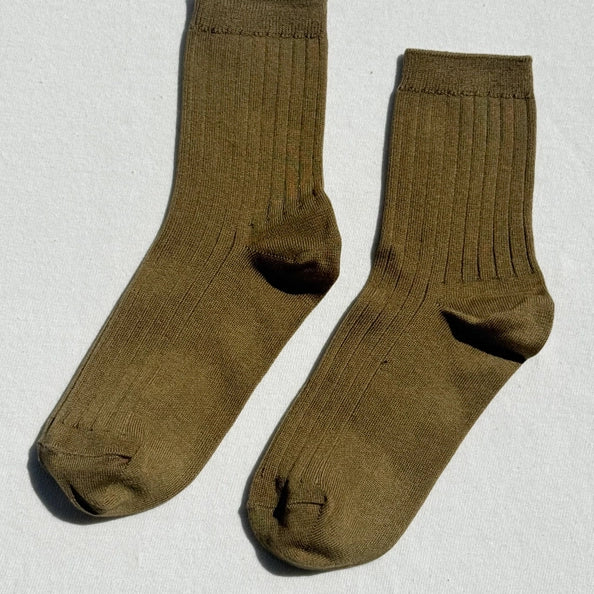 LE BON SHOPPE HER SOCKS - PESTO