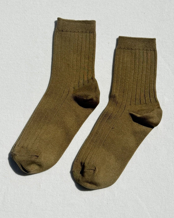 LE BON SHOPPE HER SOCKS - PESTO