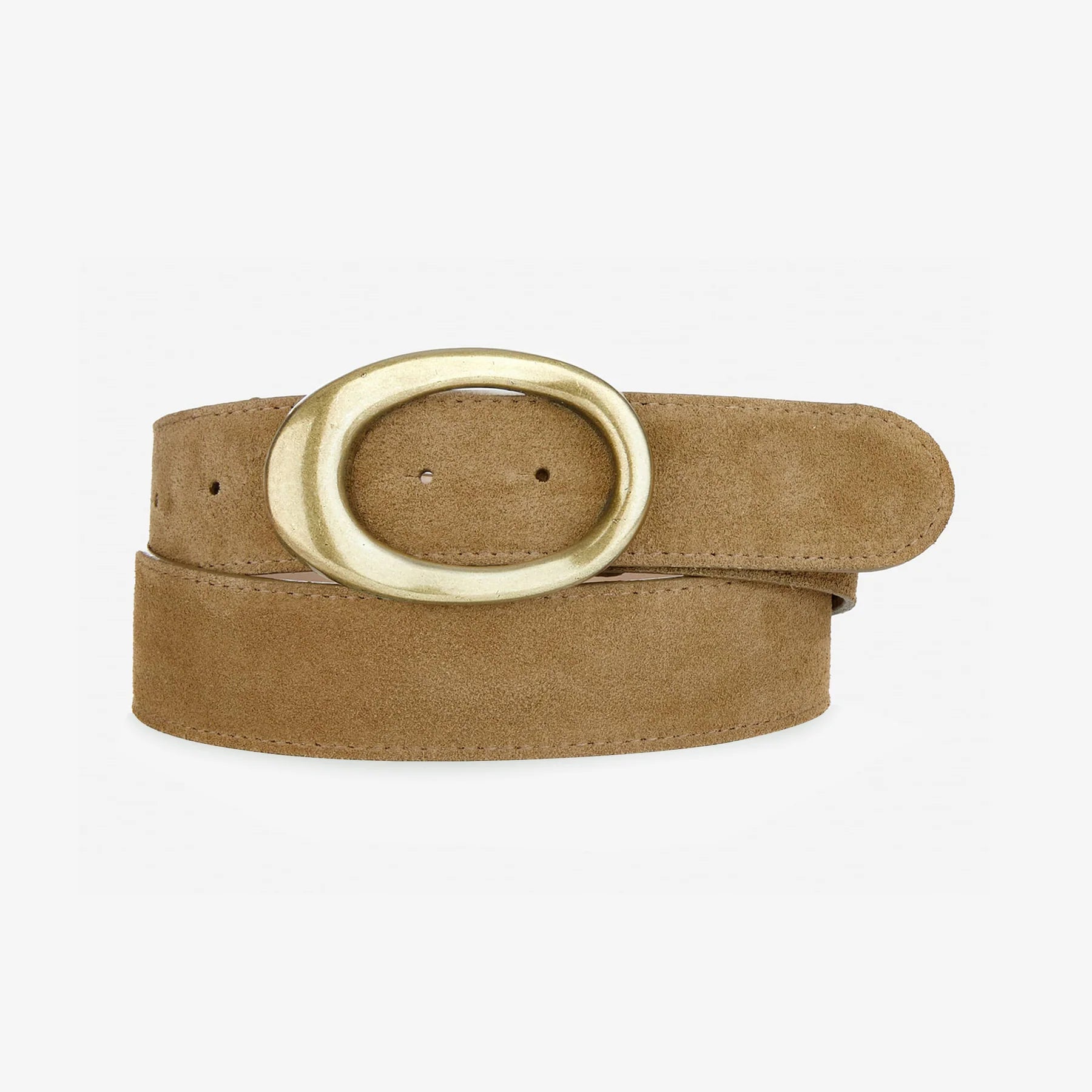 BRAVE LEATHER ZAIRE BELT - OLIVETTA SUEDE