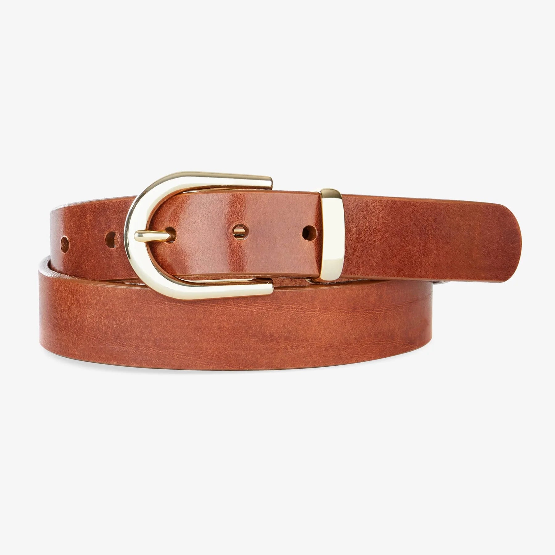BRAVE LEATHER LYSANDER BELT - BRANDY