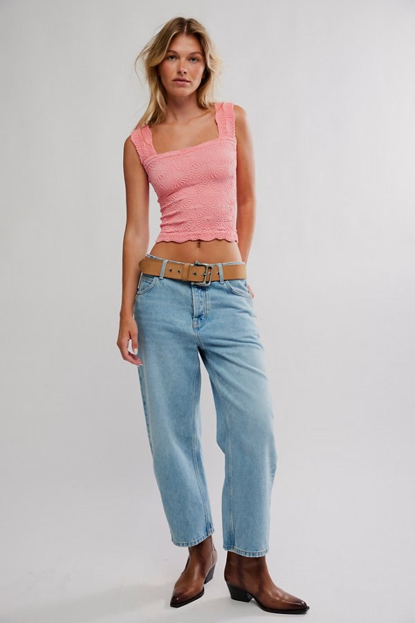 FREE PEOPLE LOVE LETTER TANK - RASPBERRY CAKE