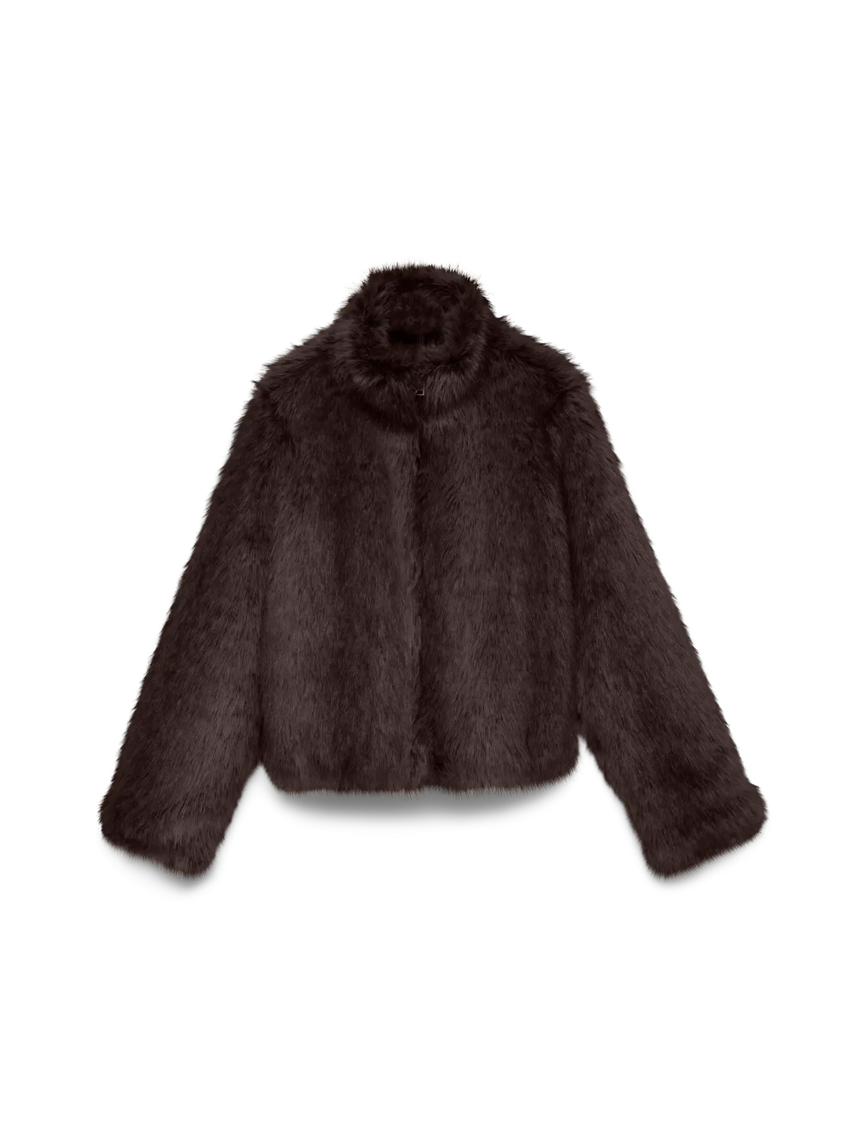 VM SASCHA FAUX FUR JACKET - CHOCOLATE TORTE