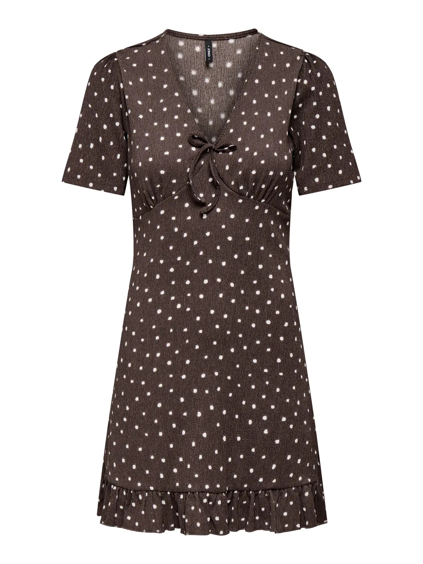 ONLY MOLLY V NECK DRESS - SHOPPING BAG DOT