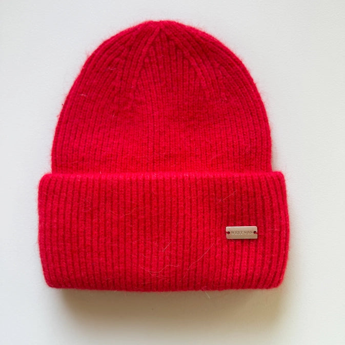 WEST VON LOLA BEANIE - CHERRY RED