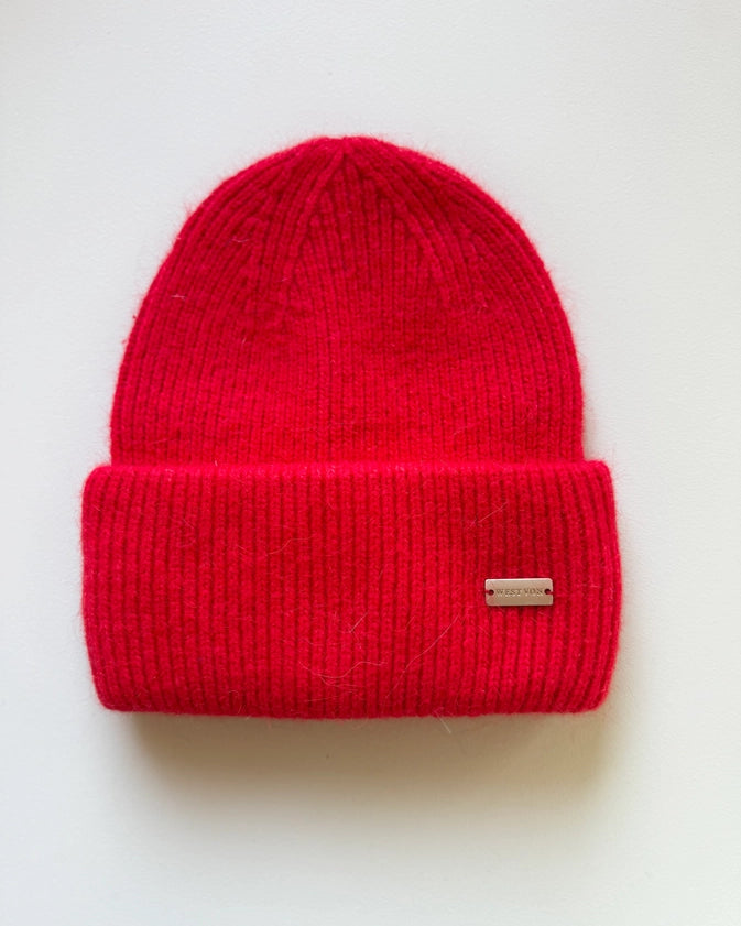 WEST VON LOLA BEANIE - CHERRY RED