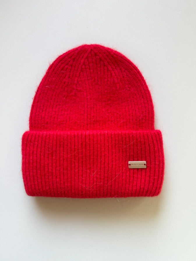 WEST VON LOLA BEANIE - CHERRY RED