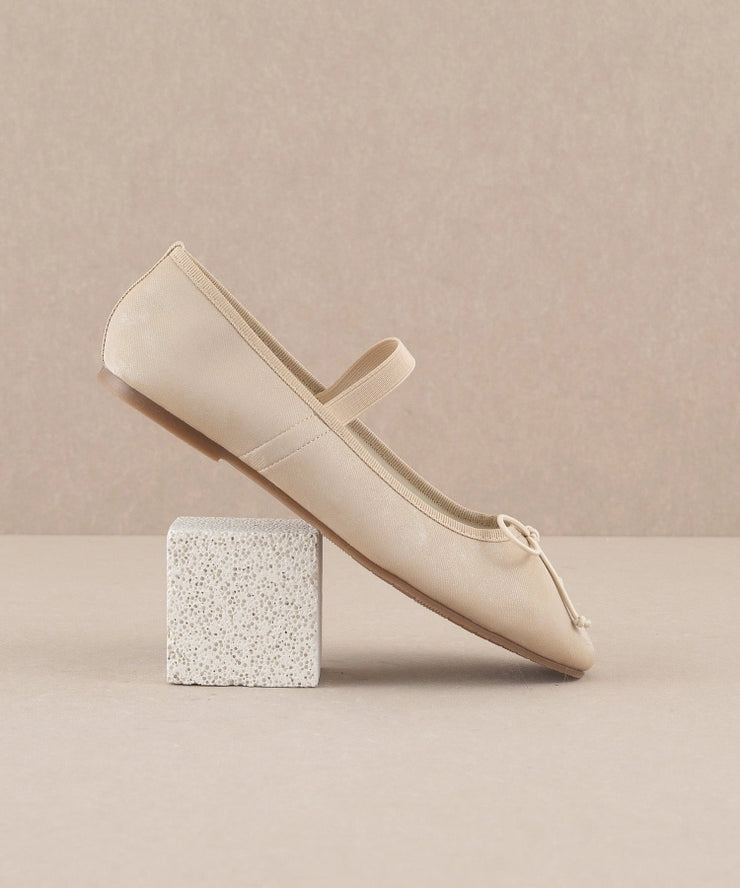 THE LONDON BALLET FLAT - BEIGE