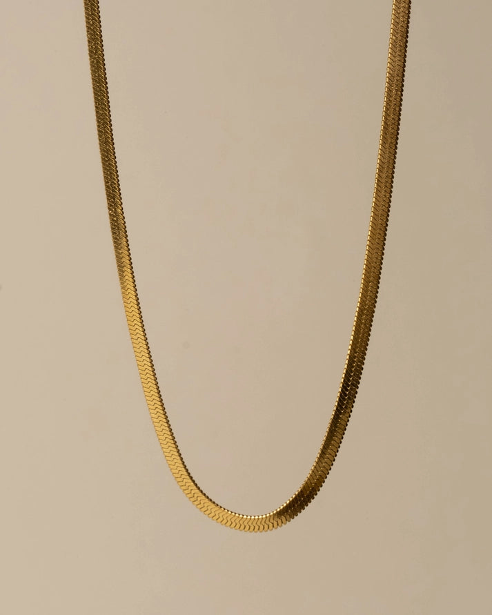 ANDREA SNAKE NECKLACE - GOLD