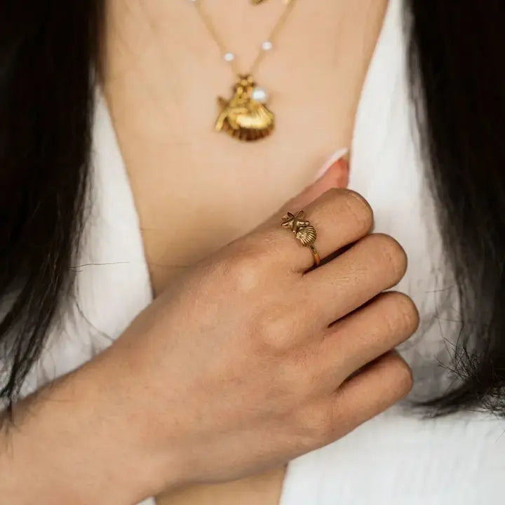 SUNNY SUNDAY COASTAL RING - GOLD