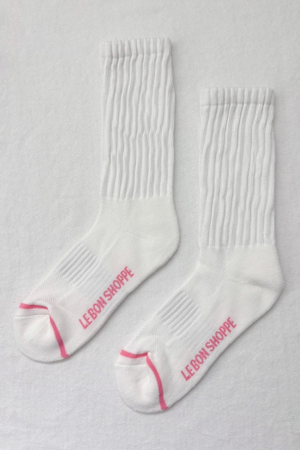 LE BON SHOPPE BALLET SOCKS - WHITE