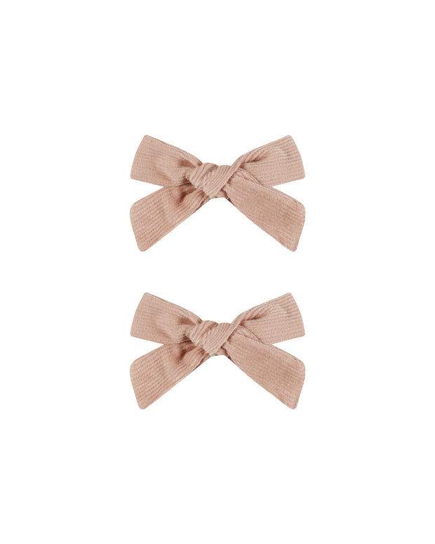 RYLEE + CRU 2PK BOWS - ROSE