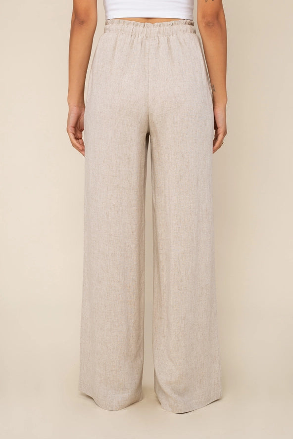 COVE LINEN PANT - NATURAL