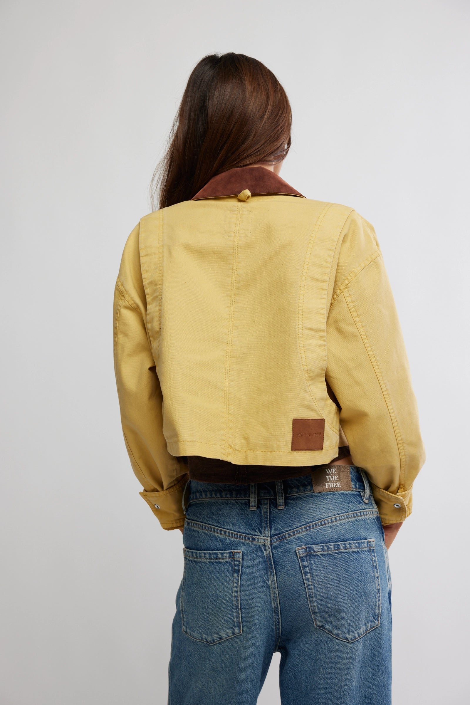 FREE PEOPLE MARTHA WORKWEAR JACKET - RATTAN