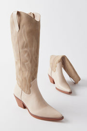 MATISSE ALPHINE LEATHER BOOT - IVORY / NATURAL