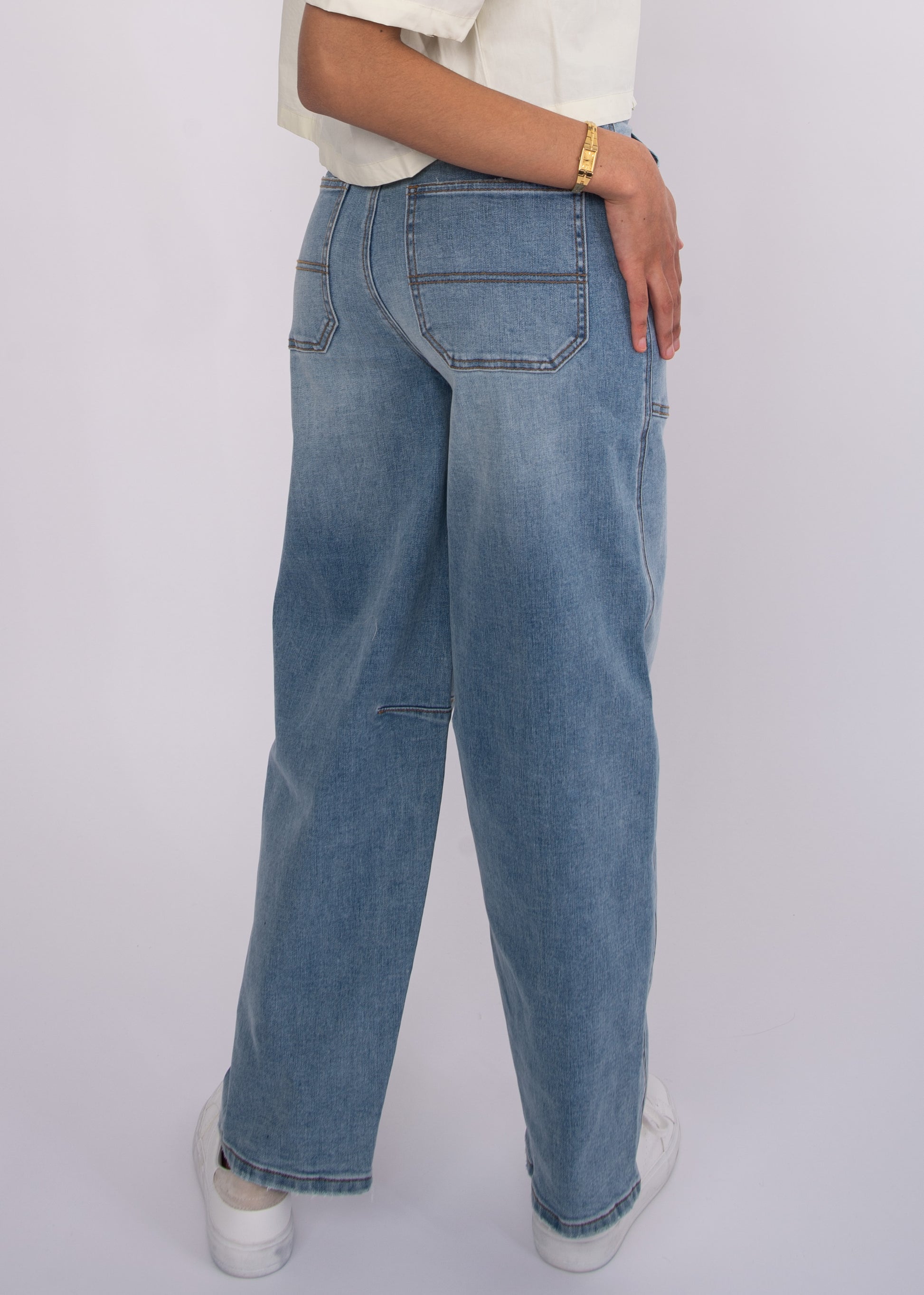MILLA STRETCH PANTS - DARK WASH
