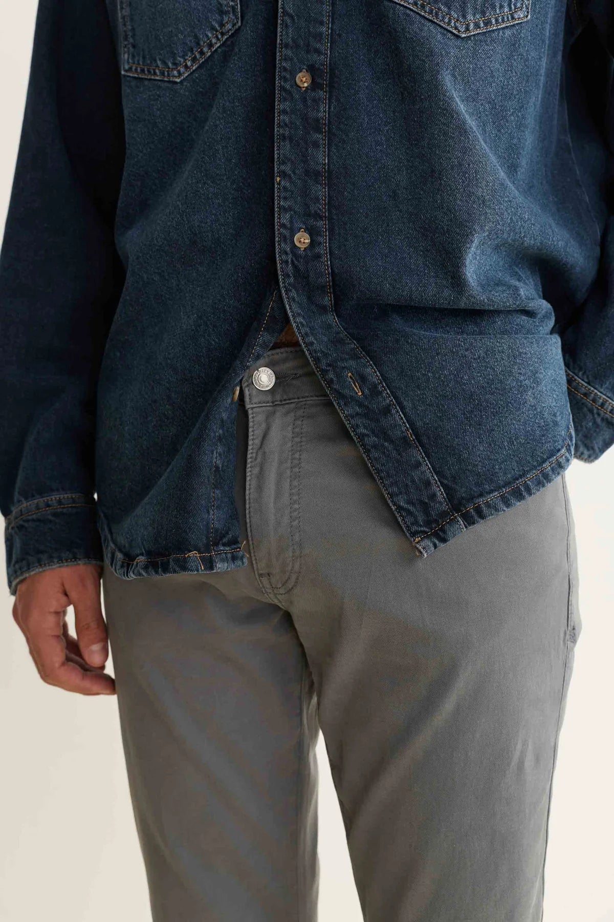 WARP + WEFT AMS SLIM FIT PANT - STORMY WEATHER