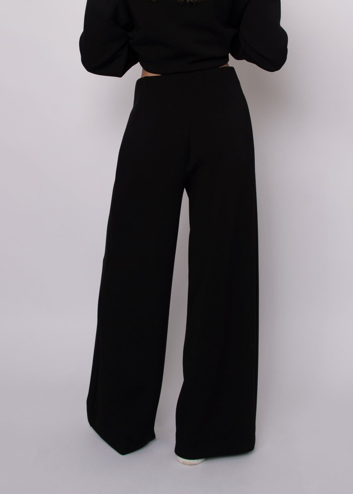 PHOEBE SOFT KNIT PULL ON PANT - BLACK