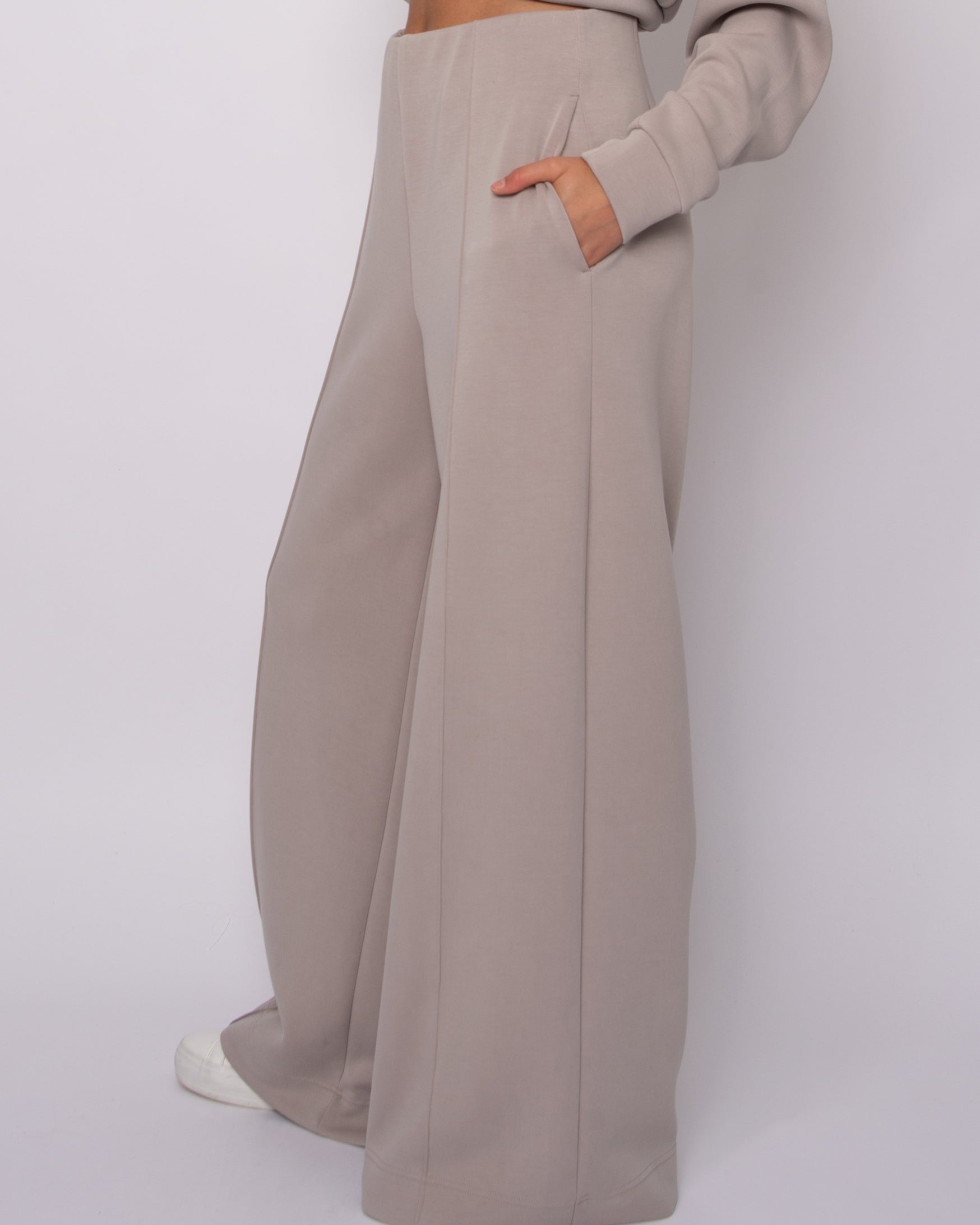 PHOEBE SOFT KNIT PULL ON PANT - BIRCH