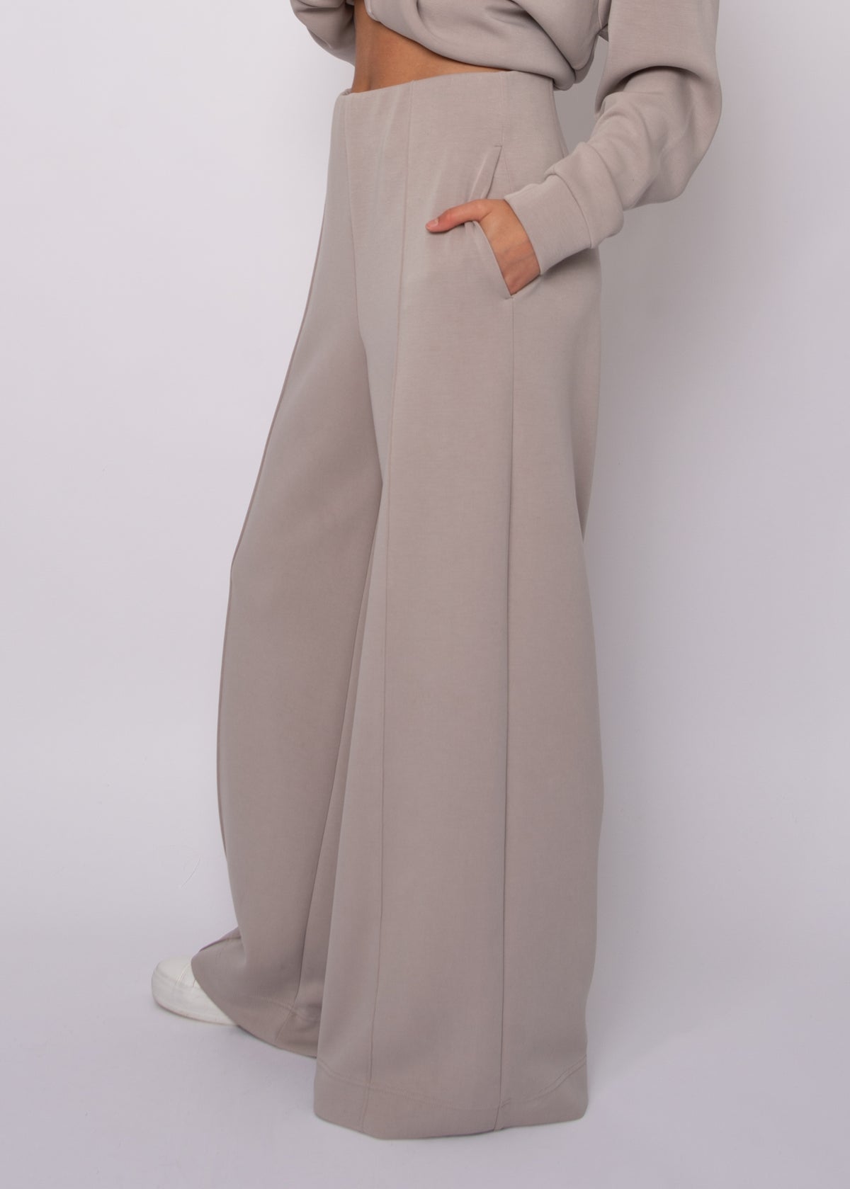 PHOEBE SOFT KNIT PULL ON PANT - BIRCH