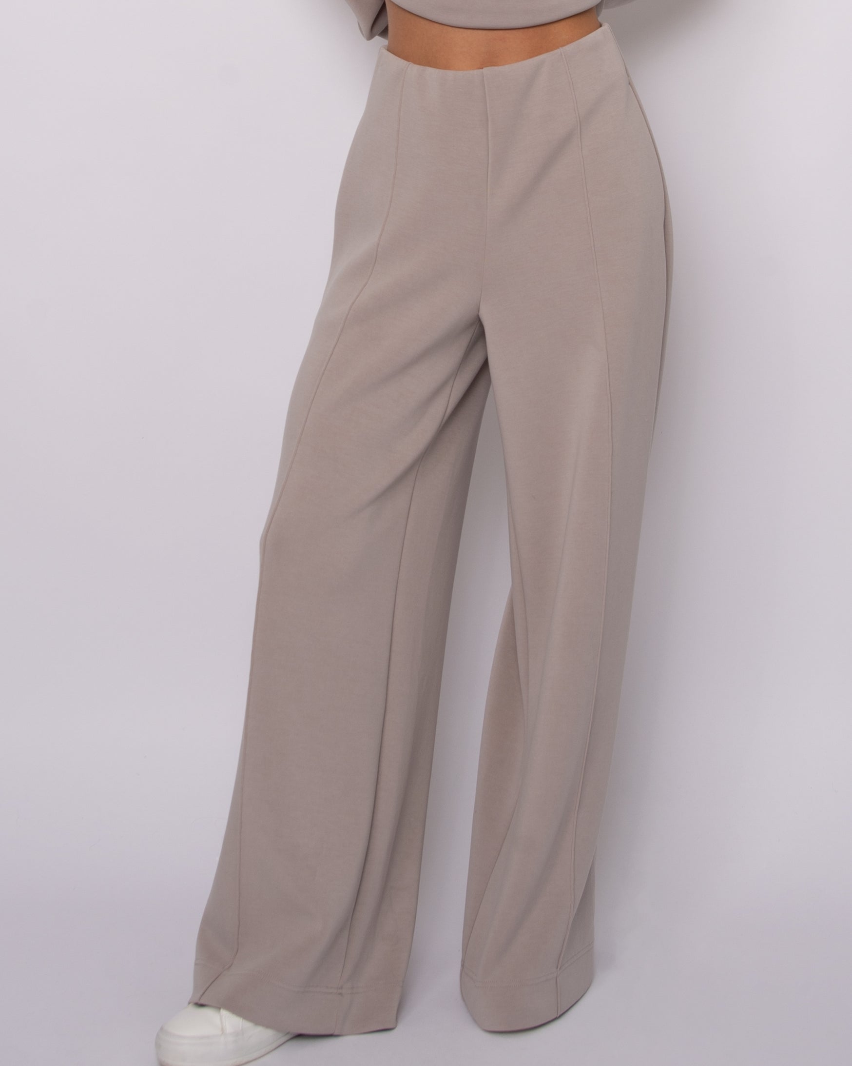 PHOEBE SOFT KNIT PULL ON PANT - BIRCH
