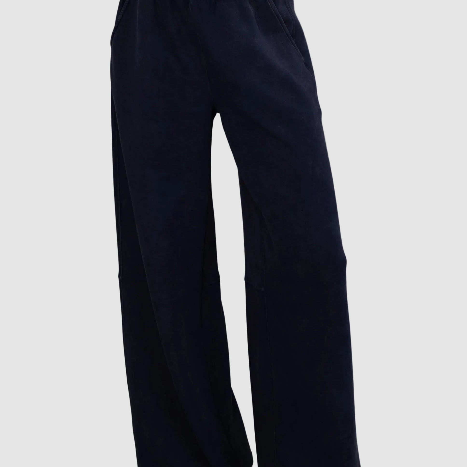 PHYLLIS WASHED SOFT KNIT PULL ON PANT - TRUE NAVY