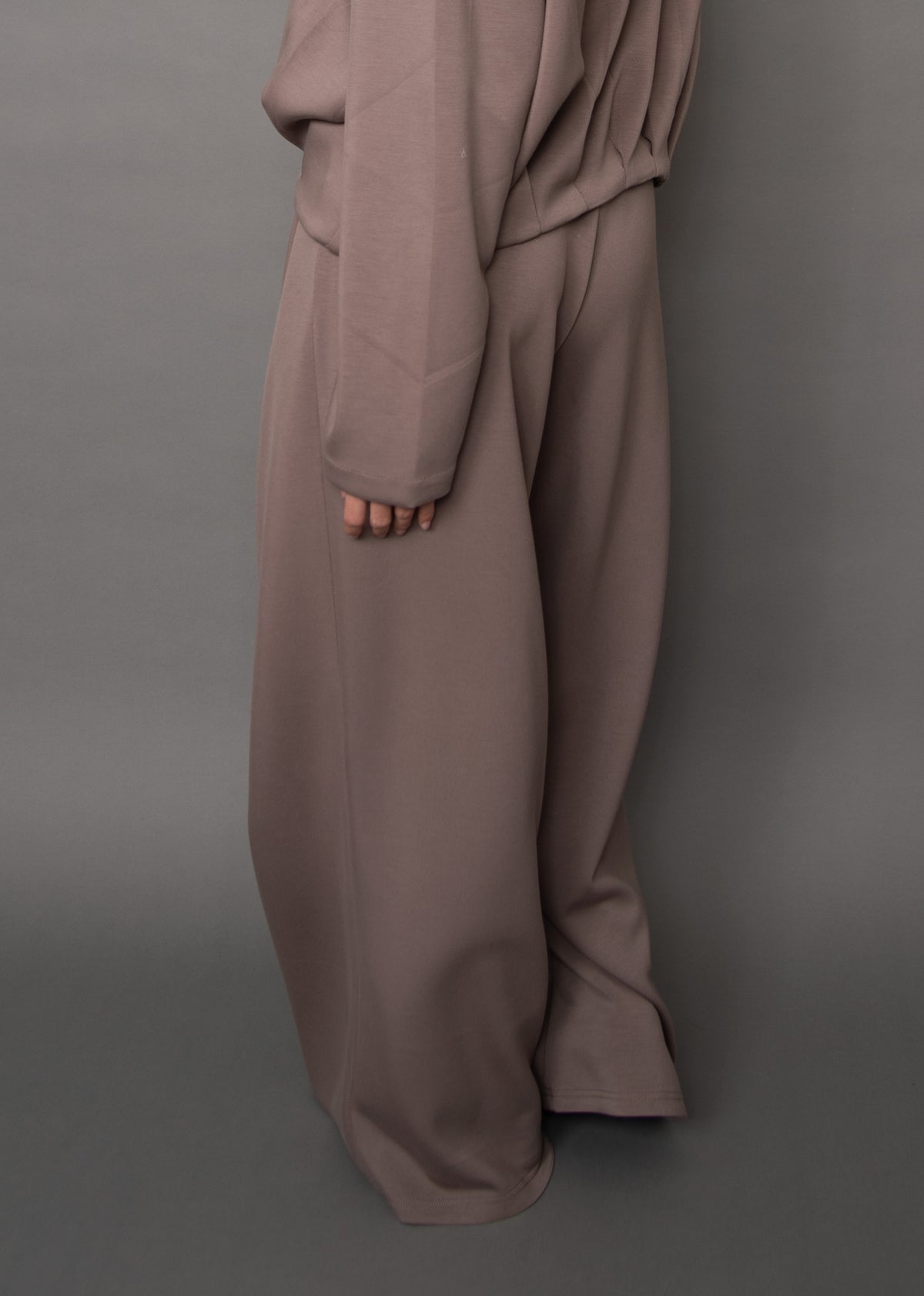 PASCAL SIGNATURE SOFT KNIT PULL ON PANT - MOON ROCK