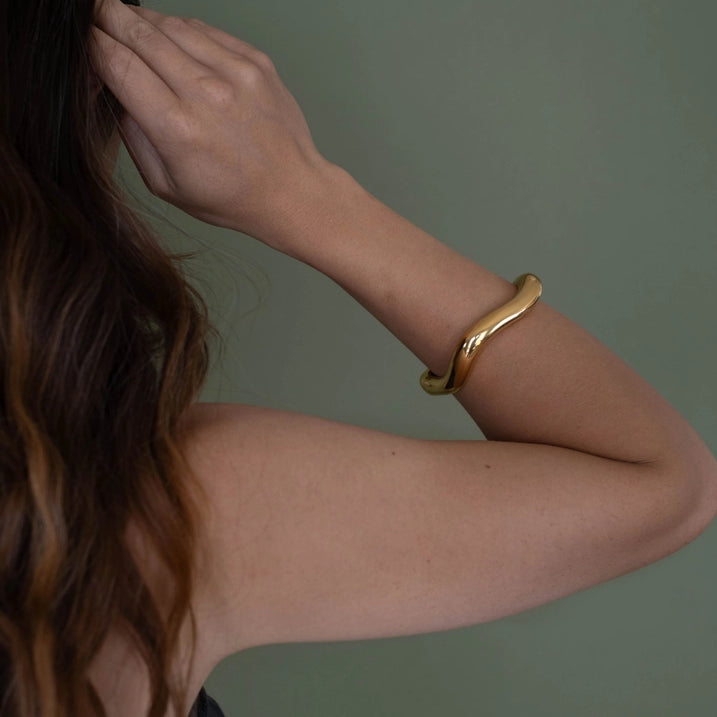 ISLA CUFF BRACELET - GOLD