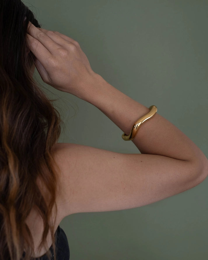 ISLA CUFF BRACELET - GOLD