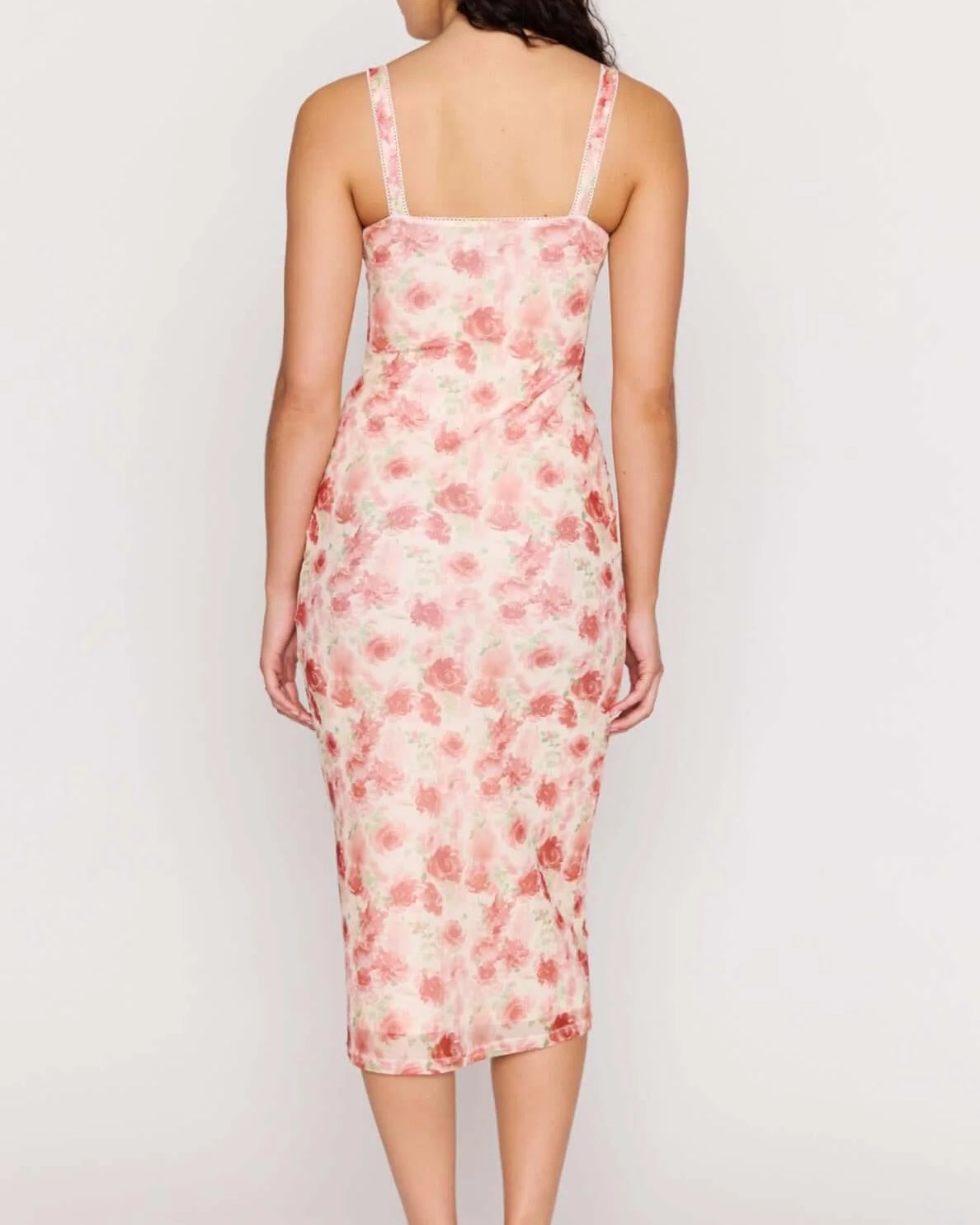 MP CAMILLE BUSTIER DRESS - PINK FLORAL