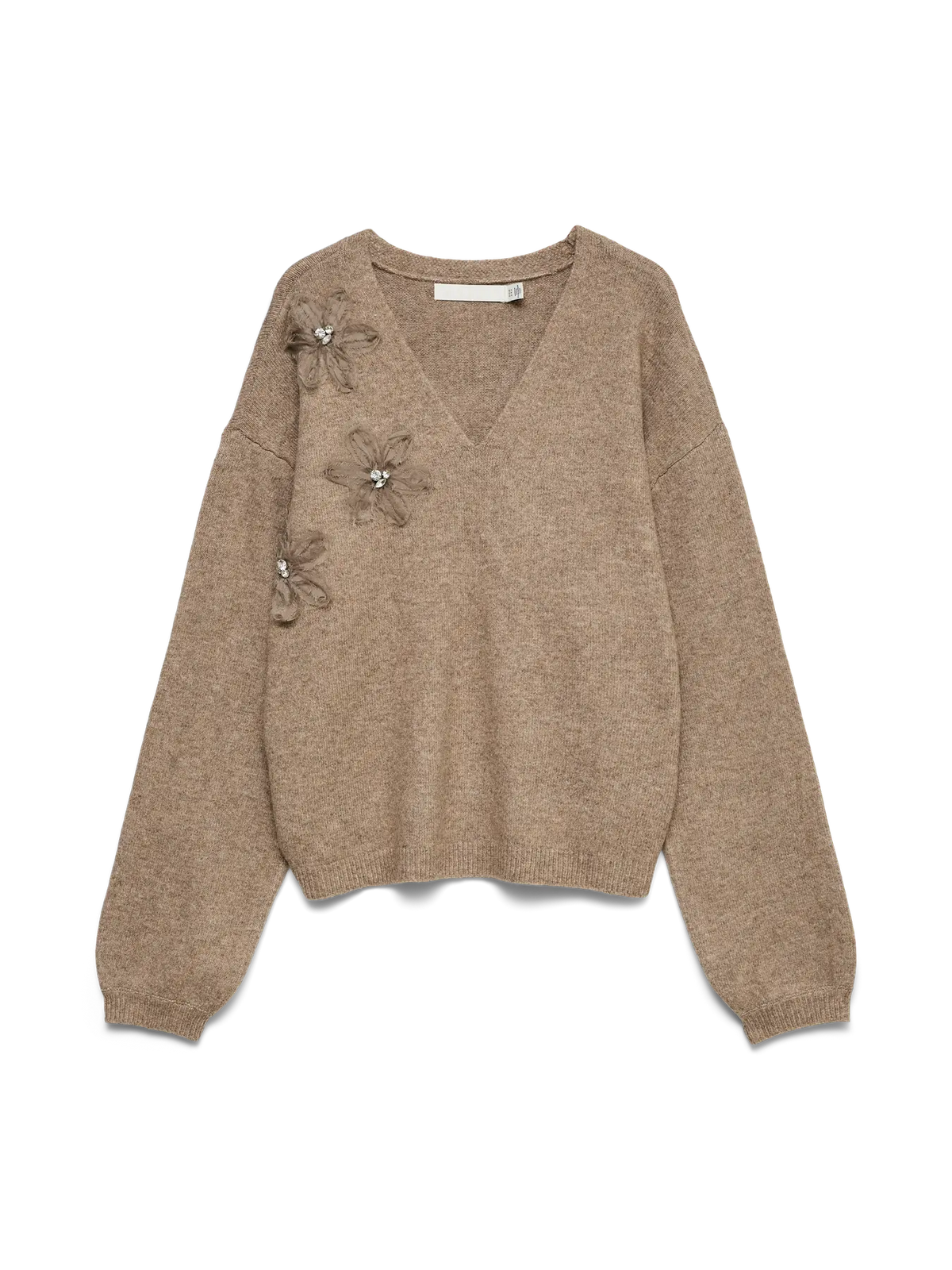 VM SMERALDA V NECK PULLOVER - FOSSIL